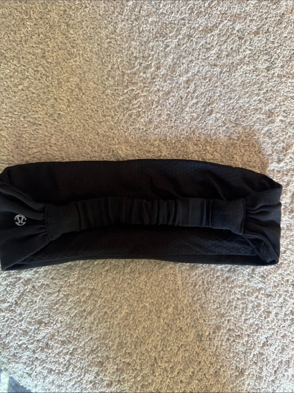 Lululemon Bang Buster Wide Black Headband. OS.